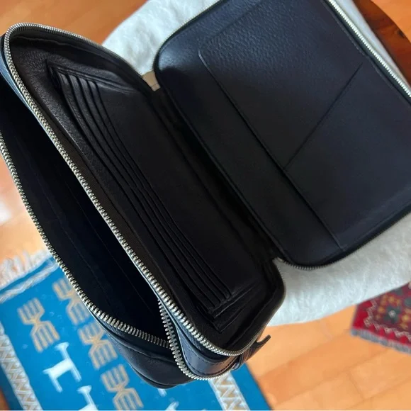 Bally Travel Zip-around Leather Wallet